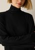 Stretch Jersey Knit Turtleneck Dress