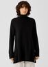 Italian Cashmere Turtleneck Long Top