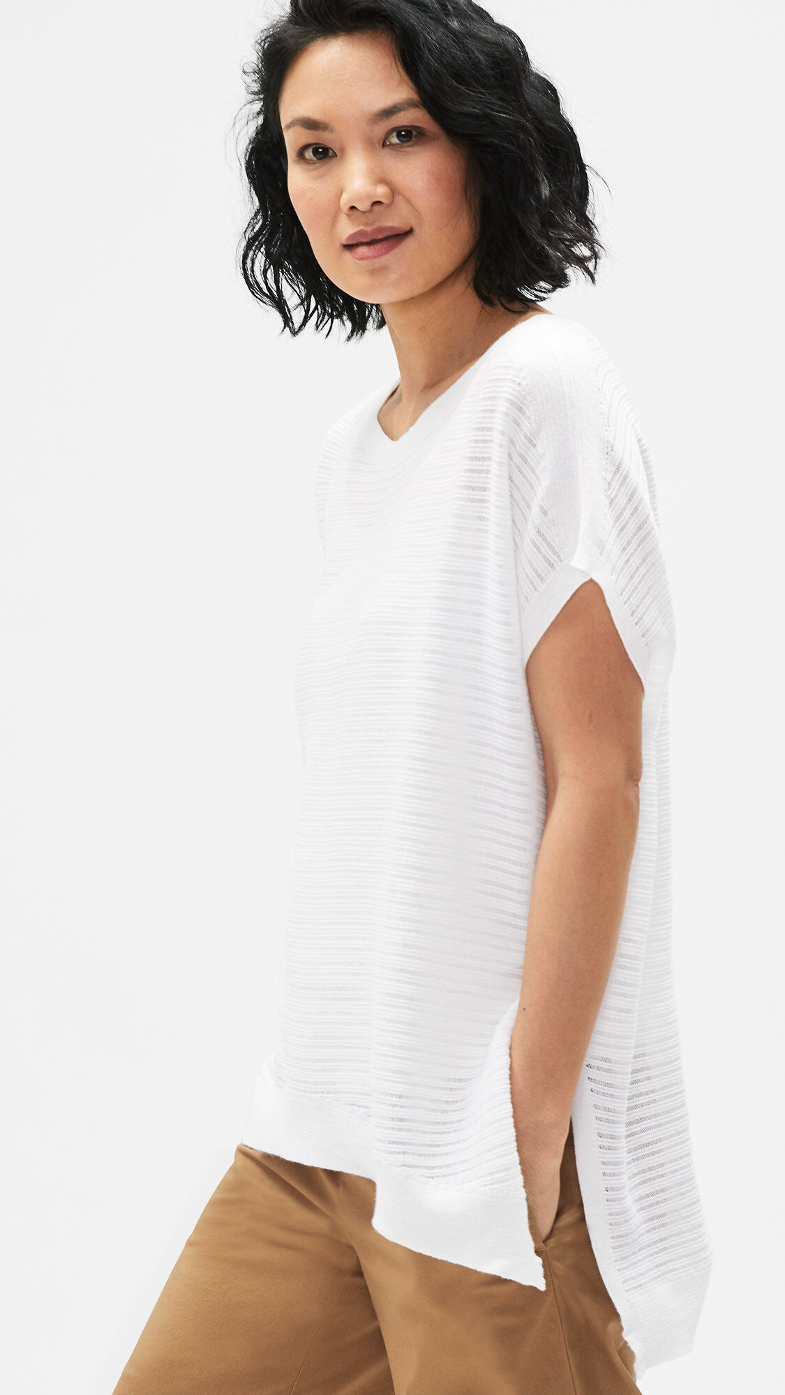 トップス ORGANIC COTTONHIGHGAUGE JERSEYBOATNECK ORGANIC COTTON HIGH GAUGE JERSEY BOAT NECK L/S TEE #BLUE