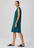 Pima Cotton Stretch Jersey Round Neck Dress