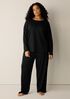 Organic Cotton Interlock Crew Neck Sleep Top