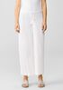 Organic Cotton Gauze Wide-Leg Pant