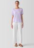 Organic Pima Cotton Jersey Round Neck Tee
