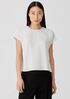 Silk Georgette Crepe Square Top
