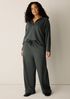 Cozy Brushed Terry Hug&nbsp;Straight Pant