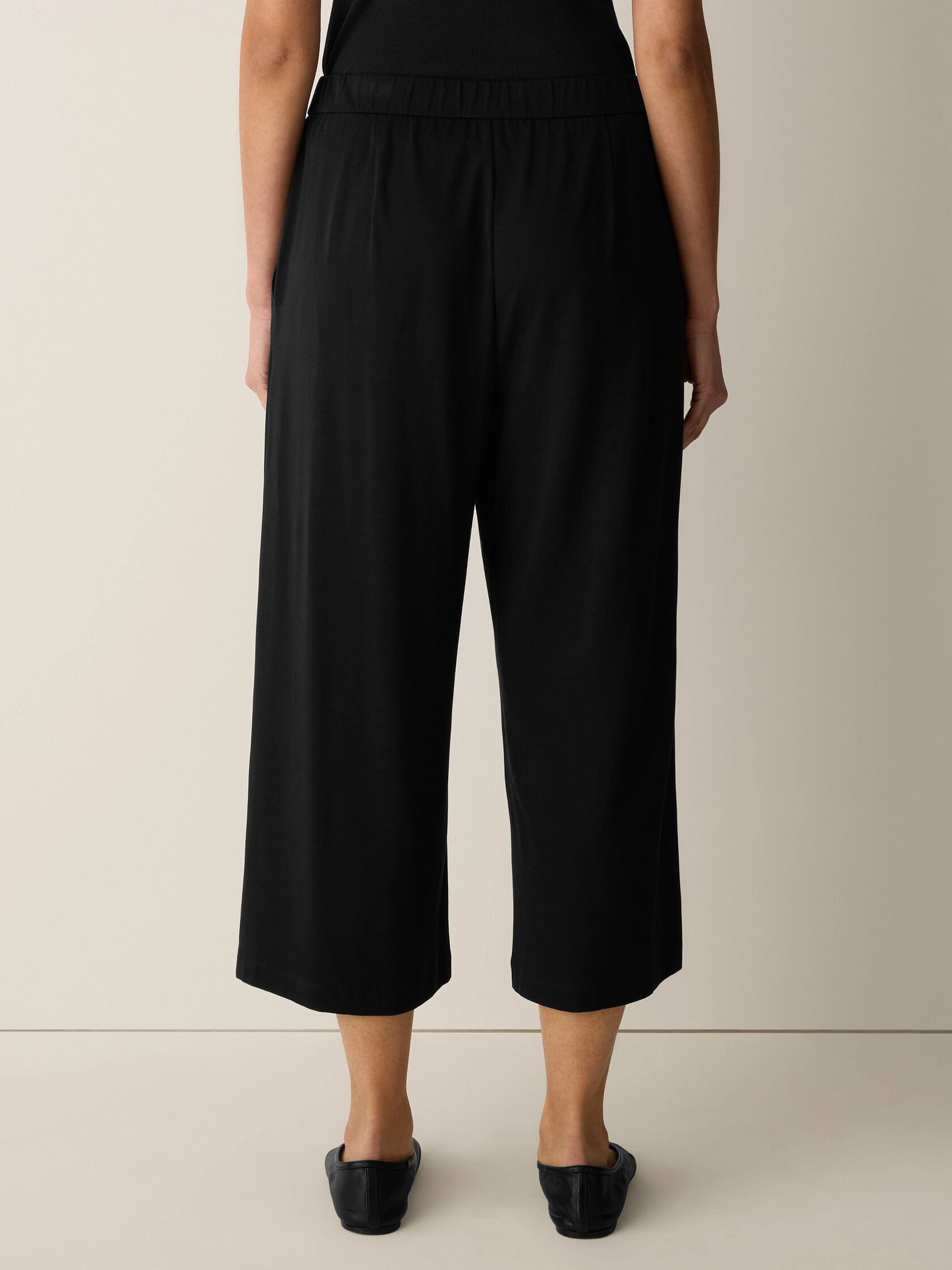 Stretch Jersey Knit Culotte