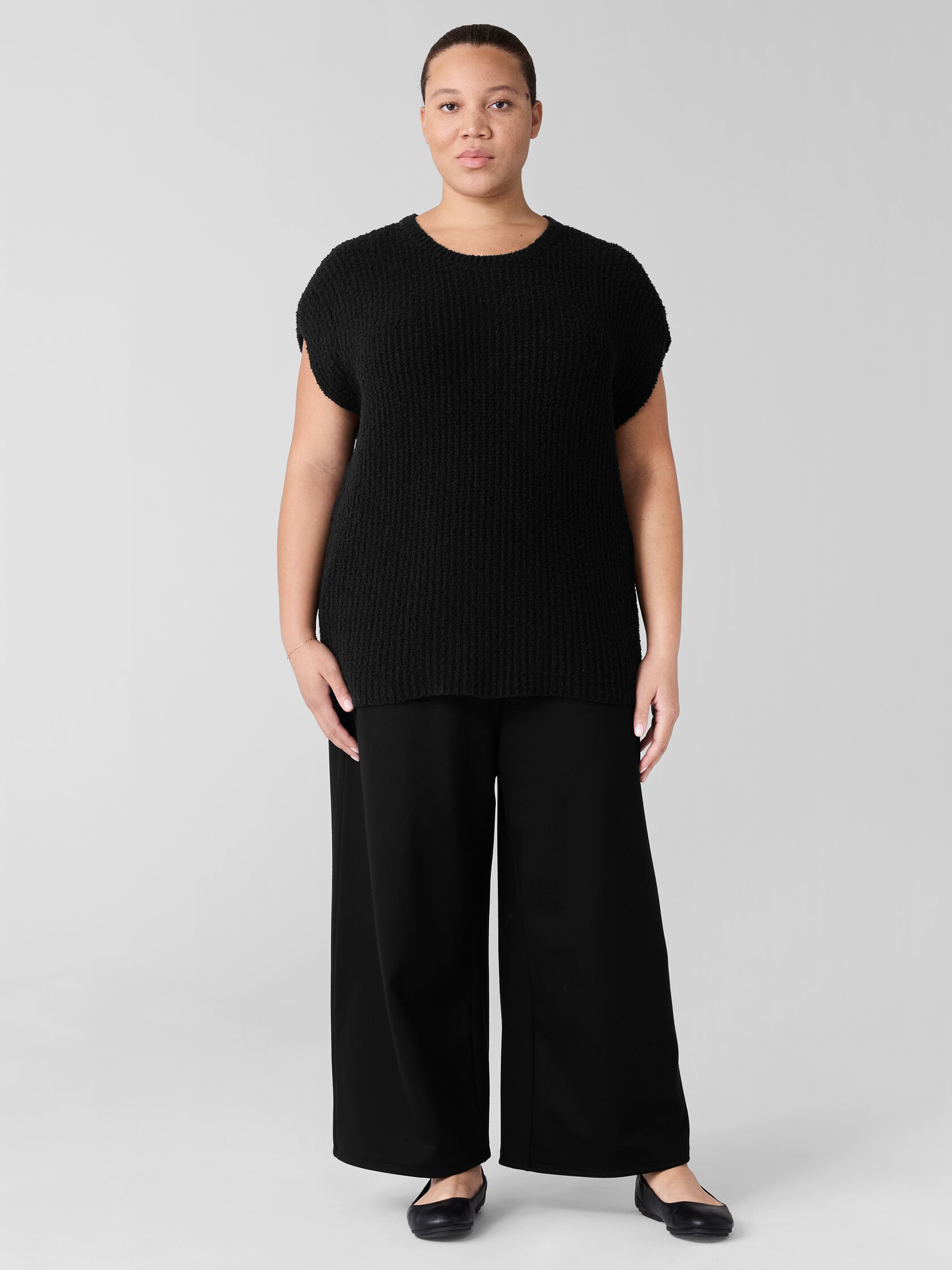 Lightweight Ponte Wide-Leg Pant