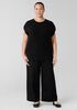 Lightweight Ponte Wide-Leg Pant