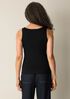 Organic Cotton Stretch Rib Scoop Neck Tank