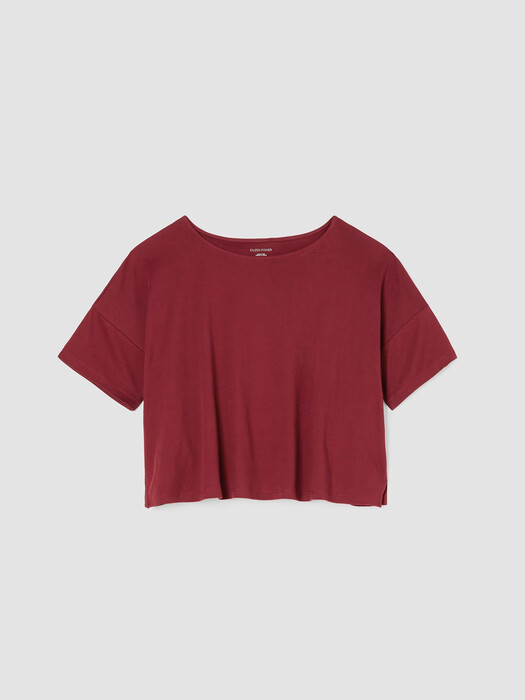Cozy Organic Cotton Interlock Tee