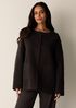 Doubleface Wool Cloud Round Neck Coat