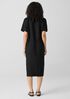 Organic Linen Jewel Neck Dress