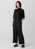 Cozy Brushed Terry Mock Neck Long Top