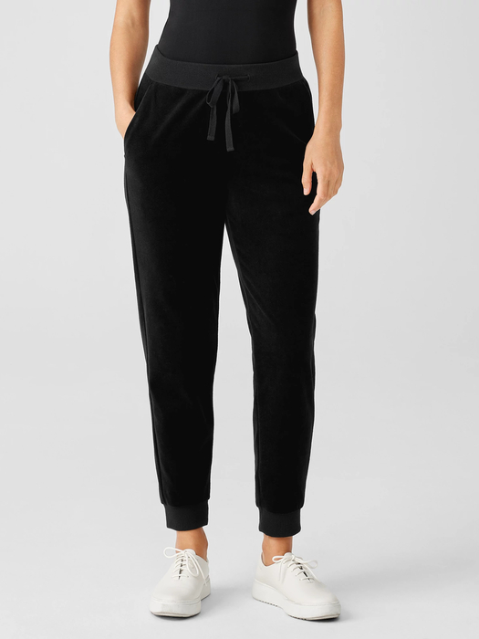 Cotton Velour Jogger Pant