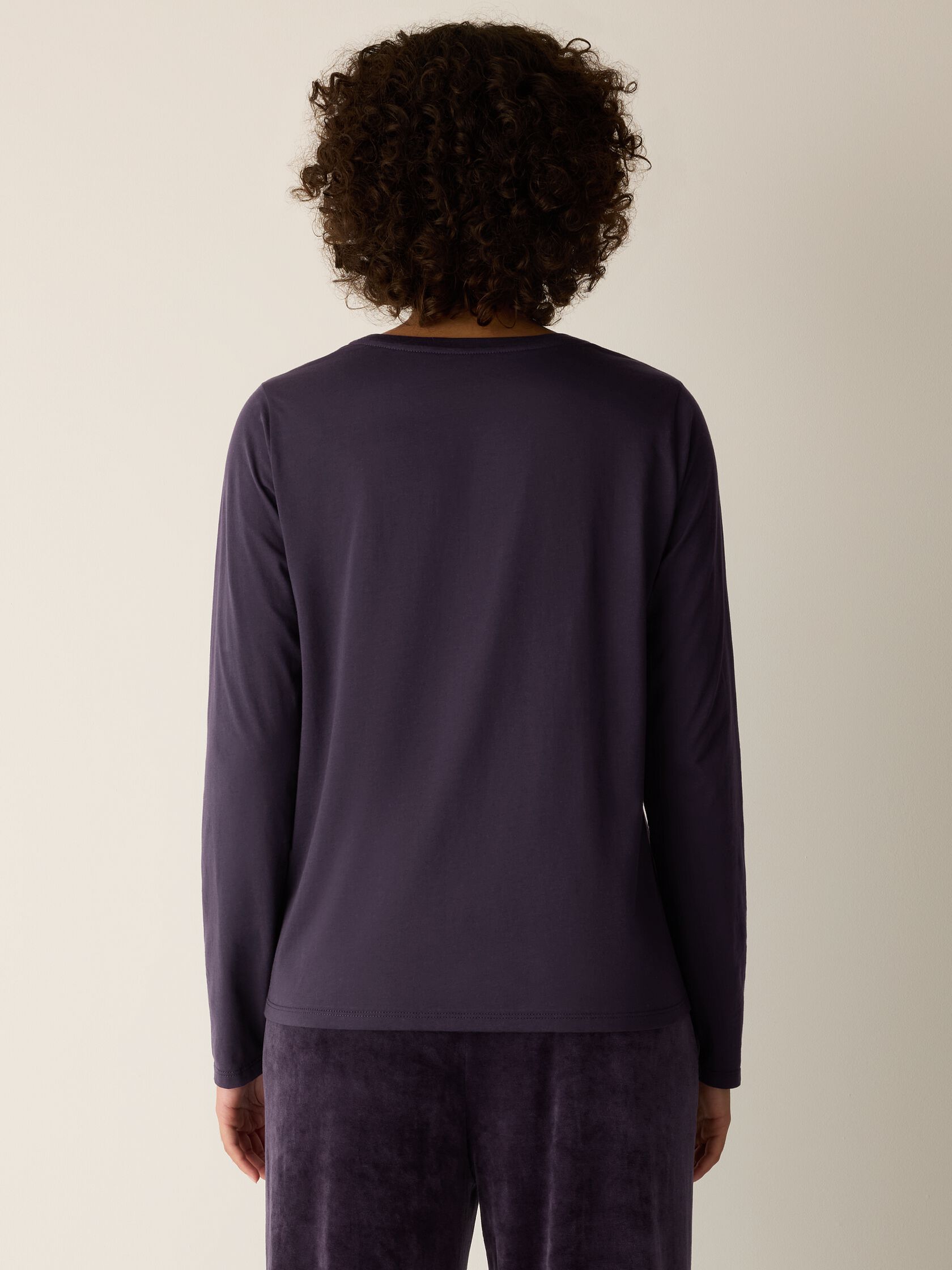 Organic Pima Cotton Jersey Long-Sleeve Tee