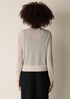 Gossamer Viscose Wedge Crew Neck Top