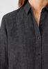 Washed Organic Linen Delave Classic Collar Shirt