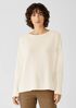 Organic Linen Cotton Crew Neck Box-Top