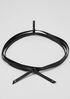 Buttery Leather Skinny Wrap Belt