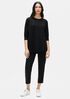 Traceable Organic Cotton Stretch Slouchy Ankle Pant