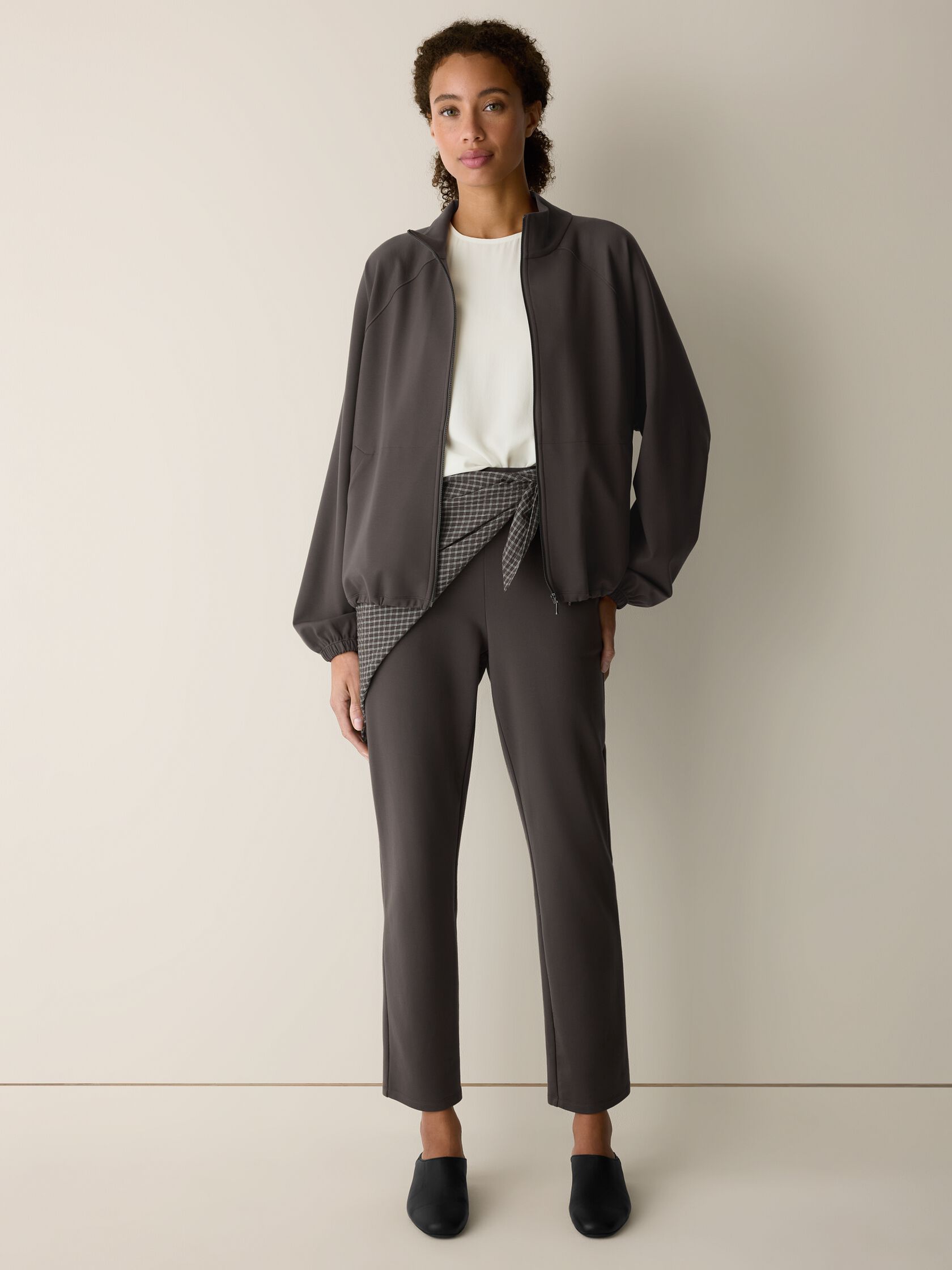 Washable Flex Ponte Slim Pant