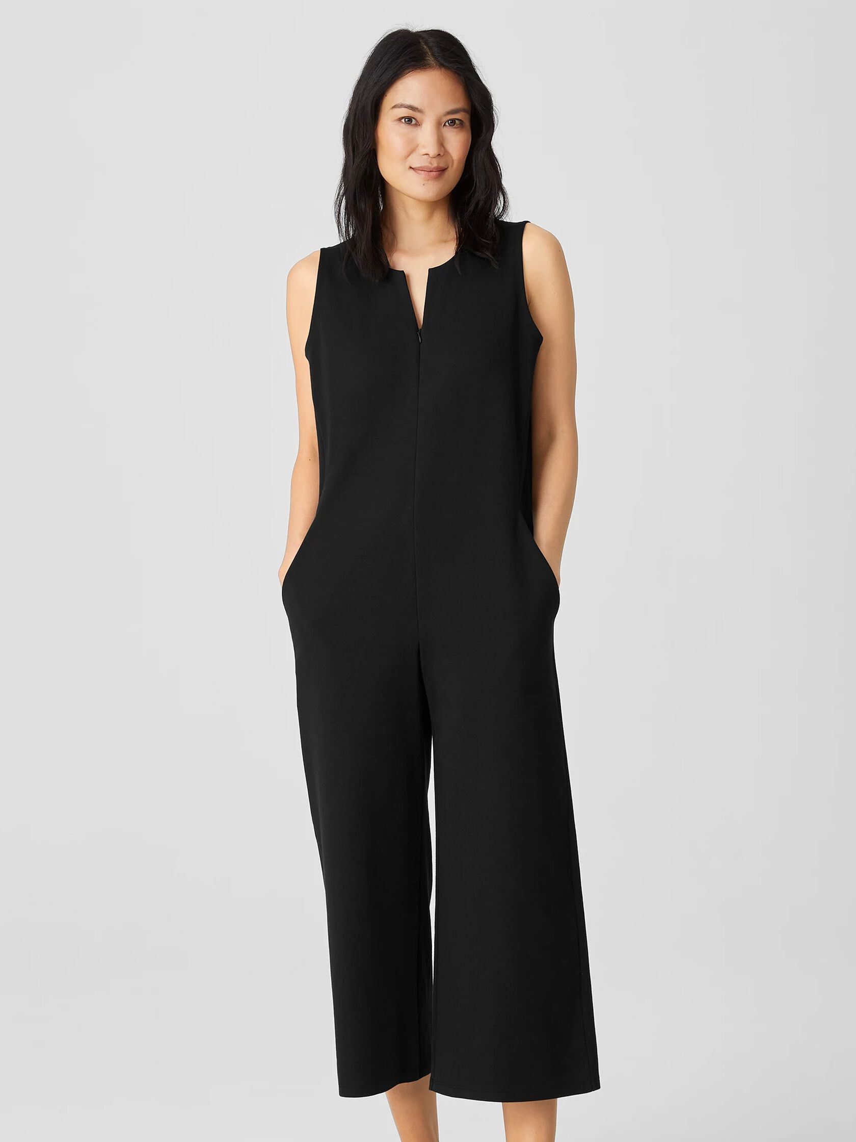 Cotton Ponte Jumpsuit