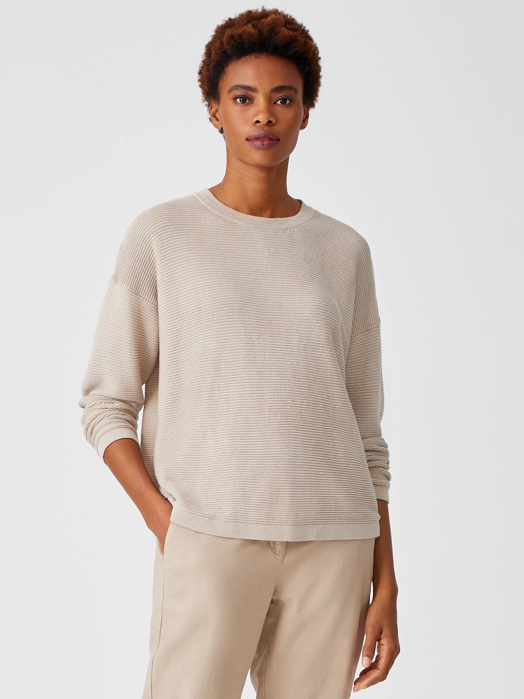 Organic Linen Cotton Box-Top