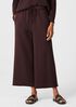 Organic Cotton French Terry Wide-Leg Pant