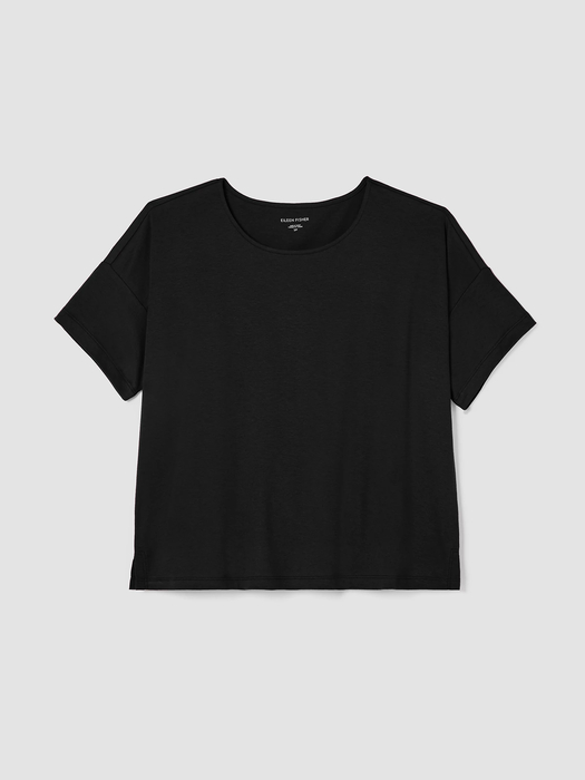 Cozy Organic Cotton Interlock Tee