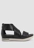 Sport Tumbled Leather Sneaker Sandal