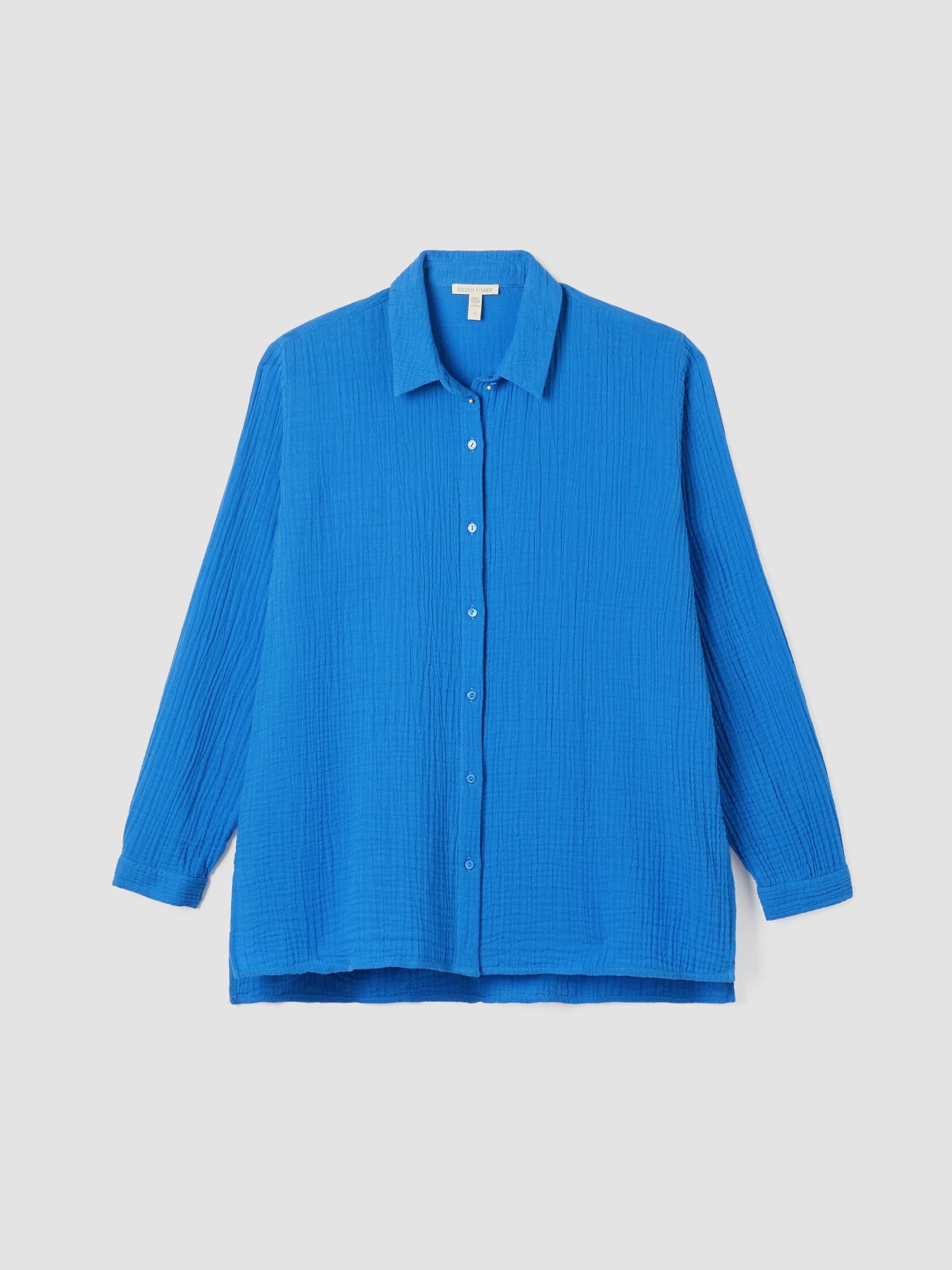 Organic Cotton Lofty Gauze Classic Collar Shirt