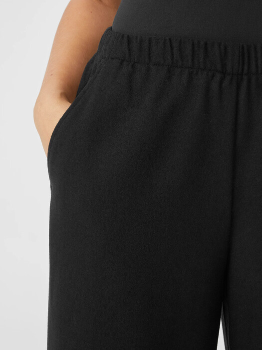 Soft Wool Flannel Straight Pant