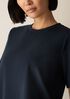 Extra-Fine Ponte Crew Neck Tee