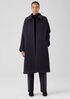 Alpaca Boucle Classic Collar Coat