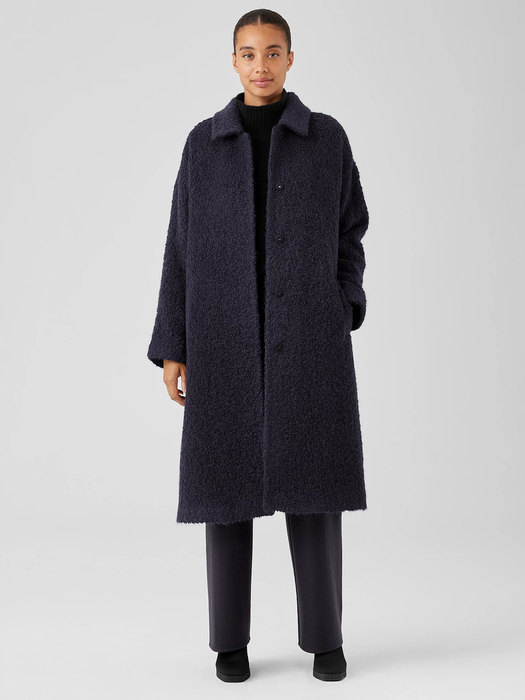 Alpaca Boucle Classic Collar Coat