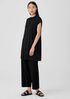 Fine Jersey Mandarin Collar Dress