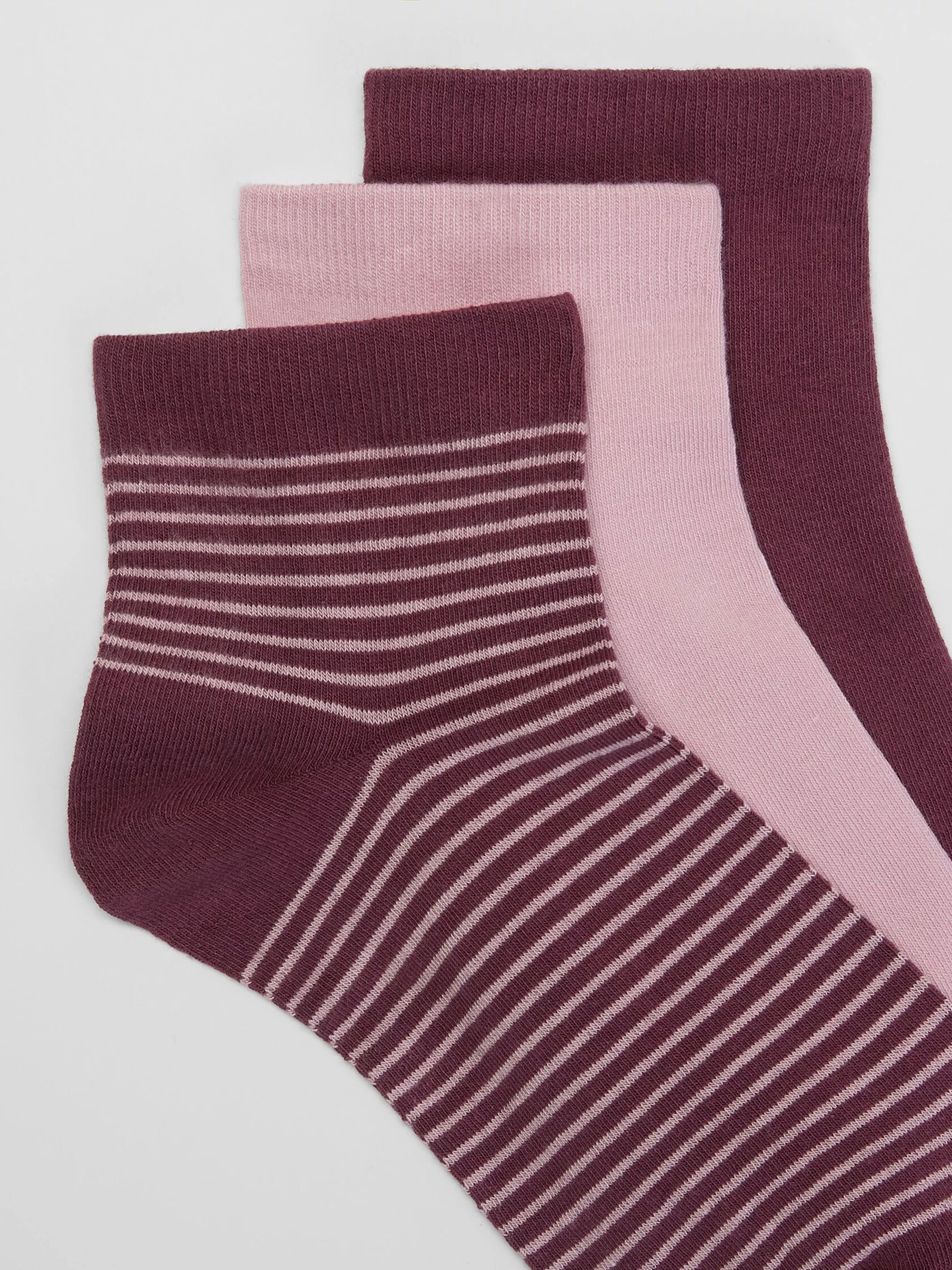 Cotton Ankle Sock 3-Pack