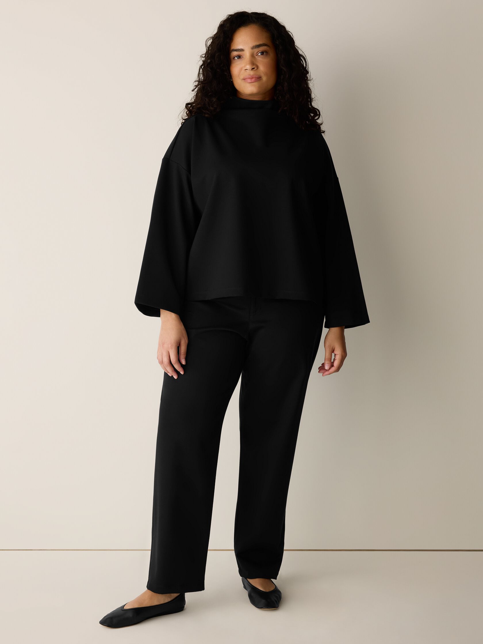 Washable Flex Ponte Straight Pant