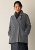 Doubleface Wool Cloud Short Coat