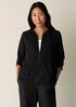 Pima Cotton Stretch Jersey Hooded Jacket