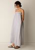 Striped Organic Cotton Gauze Cami Dress