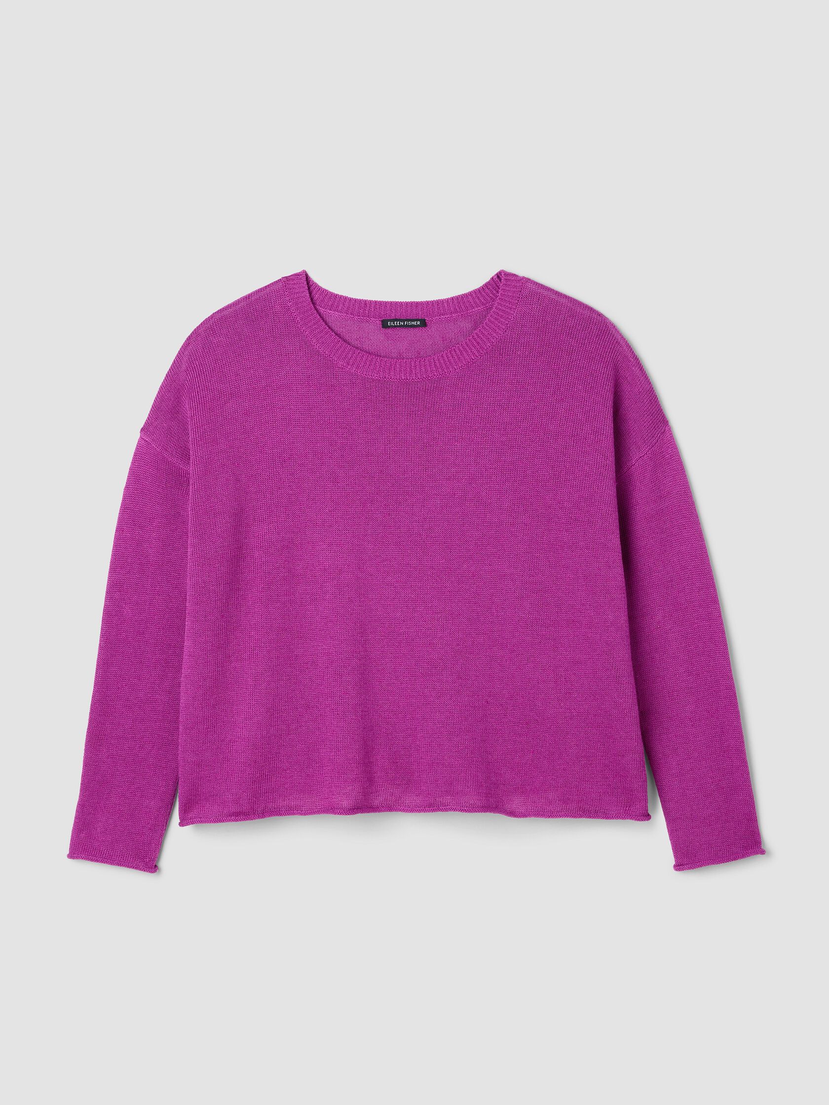 Organic Linen Cotton Crew Neck Top