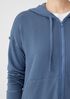 Lightweight Organic Cotton Terry Hooded Top