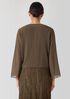 Sheer Silk Georgette Tie Jacket