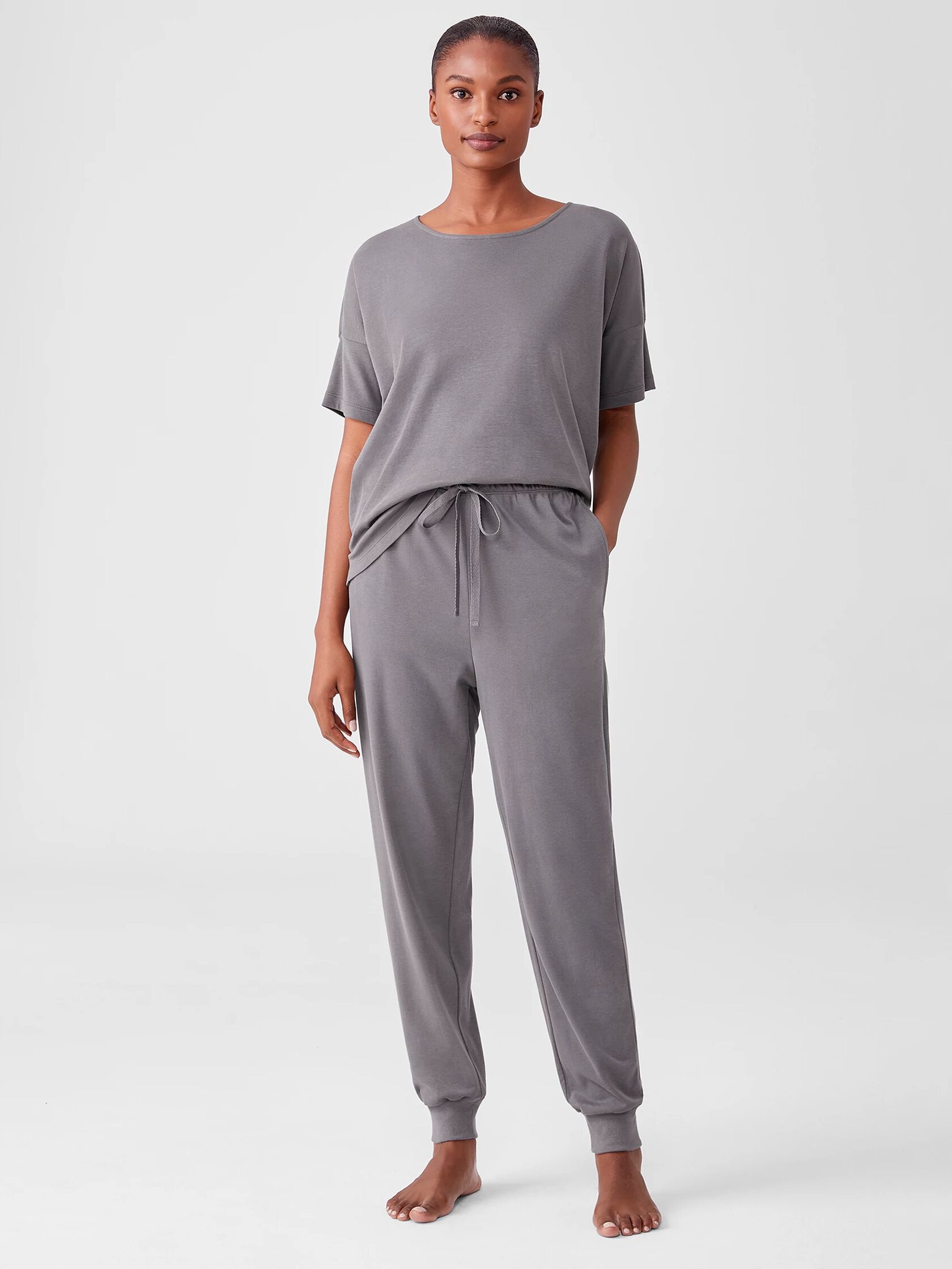 Cozy Organic Cotton Interlock Jogger Pant