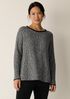 Peruvian Cotton Cloud Jewel Neck Top