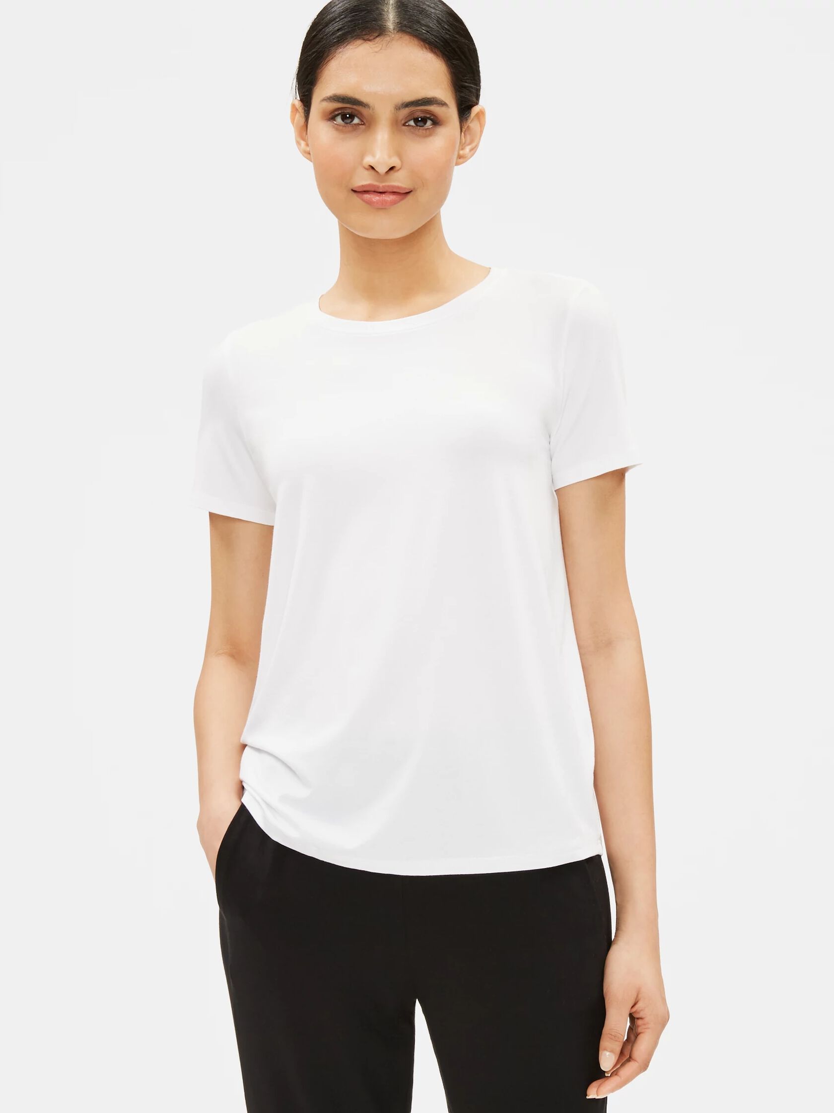 System Lightweight Viscose Jersey Tee
