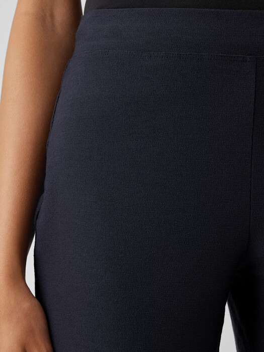 Washable Stretch Crepe Slim Pant