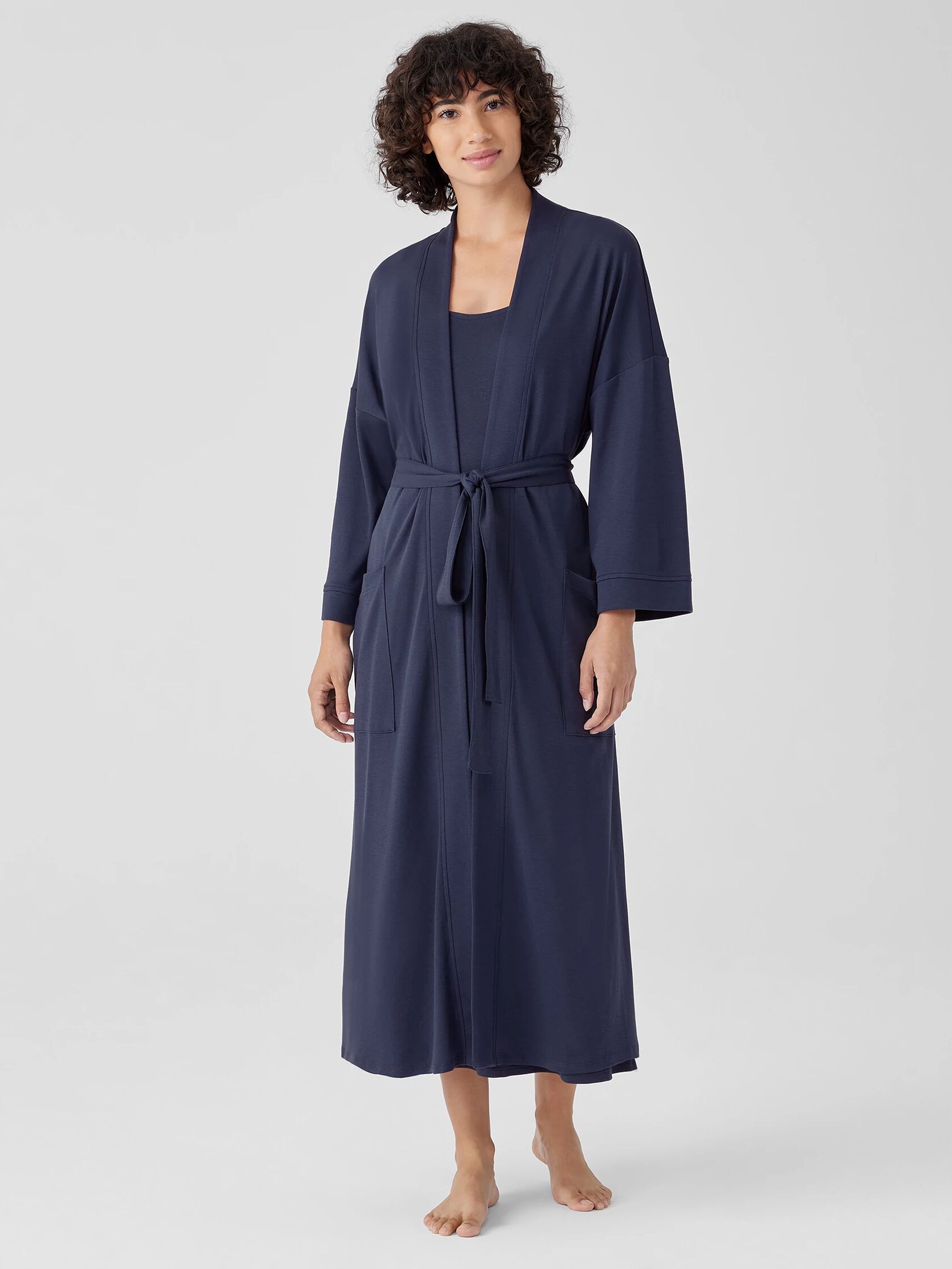 Organic Cotton Interlock Sleep Robe