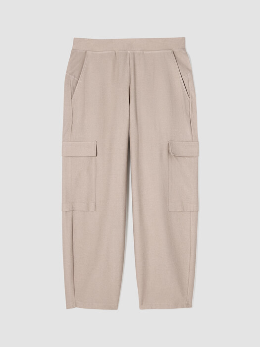 Washable Stretch Crepe Cargo Pant